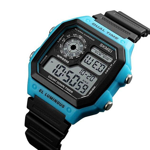 Часы наручные мужские Skmei 1299 Blue 1299BU (12336-hbr)