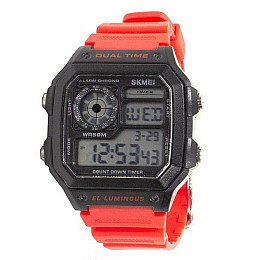 Часы наручные мужские Skmei 1299 Red 1299RD (12337-hbr)