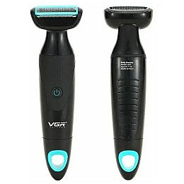 Электробритва с триммером для носа и ушей 2в1 VGR V-601 7462 Black