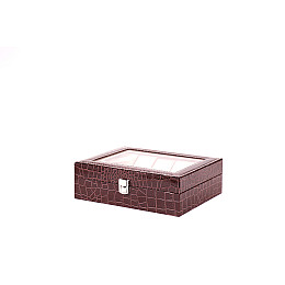 Шкатулка для зберігання годинників Craft 10PU.CROC.BR Коричневий