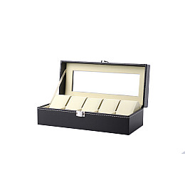 Шкатулка для зберігання годинників Craft 5PU Чорний