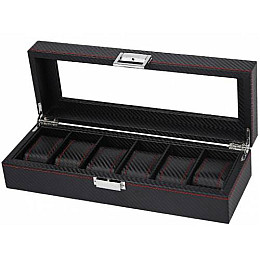 Шкатулка для хранения часов Craft 6PU.CRB.RD Черный
