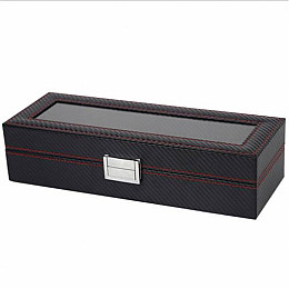 Шкатулка для зберігання годинників Craft 6PU.CRB.RD Чорний