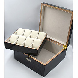 Шкатулка для зберігання годинників Salvadore WB/5598/8.CBN Сірий