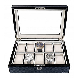 Шкатулка для зберігання годинників Salvadore WB/2071/10.CBN Сірий