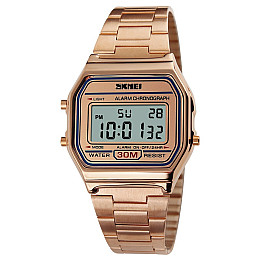 Часы наручные мужские Skmei 1123 Rose Gold, 1123RG (12313-hbr)