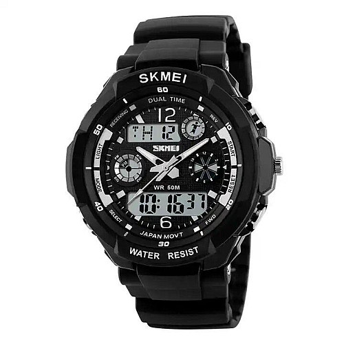 Годинники наручні чоловічі Skmei 0931 Black, 0931BK (12330-hbr)
