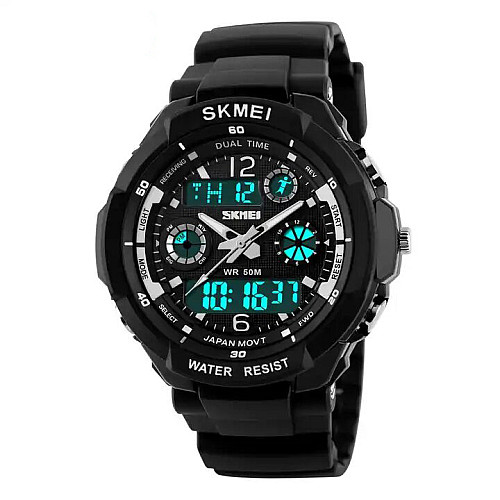 Годинники наручні чоловічі Skmei 0931 Black, 0931BK (12330-hbr)