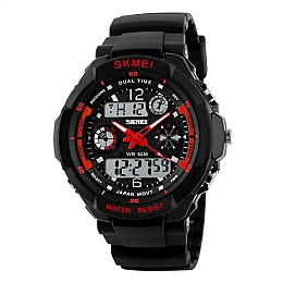 Часы наручные мужские Skmei 0931 Red, 0931RD (12331-hbr)