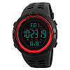 Часы наручные мужские Skmei 1251 Черный/Красный 1251RD (12293-hbr)