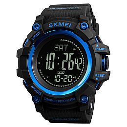 Часы наручные мужские Skmei 1356 Синий 1356BU (12306-hbr)
