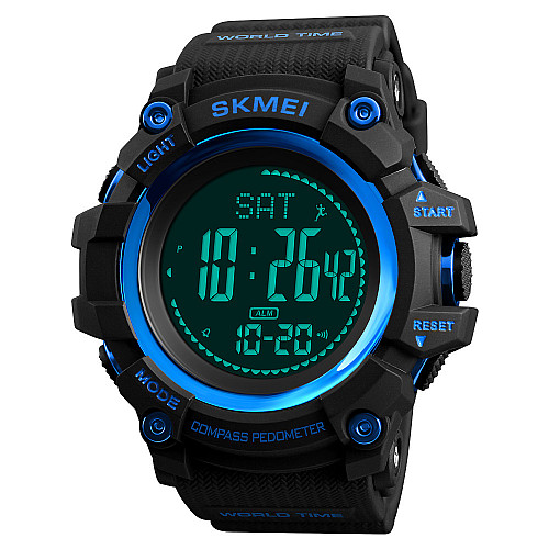 Часы наручные мужские Skmei 1356 Синий 1356BU (12306-hbr)