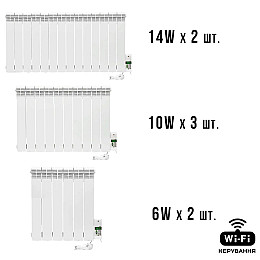 Умная мобильная система отопления электрическая ELECTRO SET 70С WI-FI 7150 Вт
