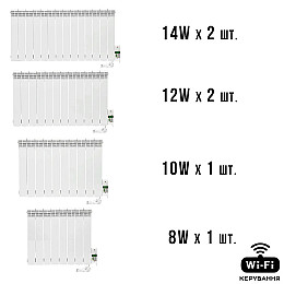Умная мобильная система отопления электрическая ELECTRO SET 70D WI-FI 7150 Вт