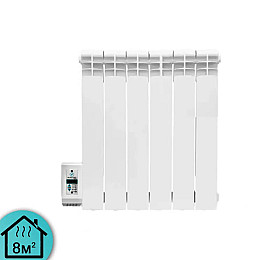 Електрорадіатор ELECTRO.6WL стандарт 500/96 (168Вт) Wi-Fi зліва 650Вт з настінними кріпленнями