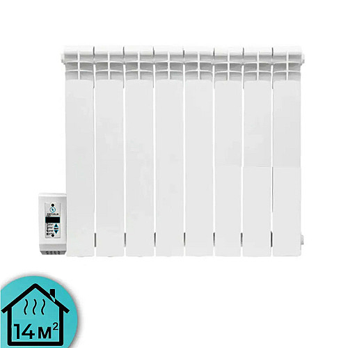 Электрорадиатор ELECTRO.8WL+ плюс 500/100 (200Вт) Wi-Fi слева 910Вт с настенными креплениями