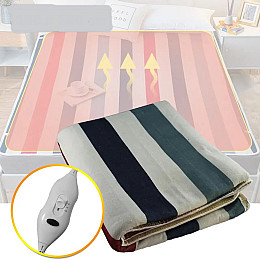 Електрична простирадло VigohA 150х170см Полоски Різнокольорові