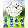 Термометр віконний зовнішній Comfort 11х2,5 см Прозорий (hub_g2ofbn)