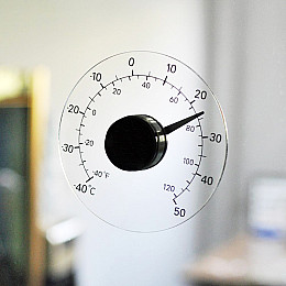 Термометр віконний зовнішній Comfort 11х2,5 см Прозорий (hub_g2ofbn)