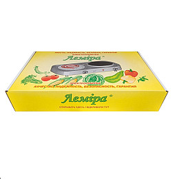 Електроплита двоконфорочна ЛЕМІРА ЕПТ2-Т 2х2.0 кВт/220 В Black (94-0118)