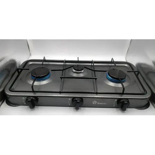 Газова плита кухонна Domotec MS 6603 3 конфорки (1760720967)