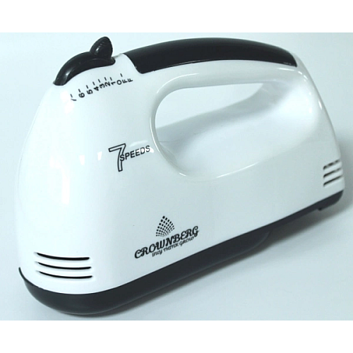 Бытовий міксер з чашею Crownberg CB-7321 Білий 300W (1831249637)