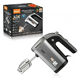 Електричний міксер для кухні на 5 швидкостей RAF R.6691 650 Вт (2087381066)