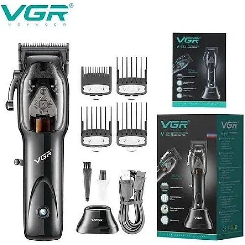 Машинка для стрижки универсальная VGR V-653 профессиональная с подставкой для зарядки (2097774695)