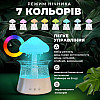Увлажнитель воздуха аромадифузор ночник SBT group 450 мл с LED-подсветкой на 7 цветов таймером и функцией дождя