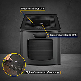 Сушилка для фруктів та овочів First Austria FA-5126-9 Black