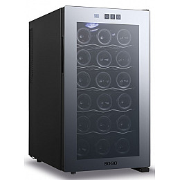 Винний шаф Sogo SS-21910 на 18 пляшок Black