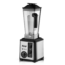 Блендер стаціонарний RAF R.2841 2.5L 2400W Сріблясто-Чорний