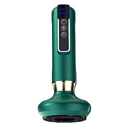 Антицелюлітний вакуумний масажер RIAS Cupping Massage Instrument з інфрачервоним нагріванням Green