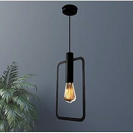 Cветильник подвесной MSK Electric Asket под лампу Е27 NL 2033 BK черный