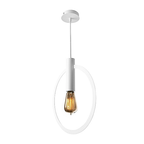 Светильник підвісний MSK Electric Asket під лампу Е27 NL 3033 WH білий