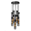 Светильник подвесной MSK Electric Flow в стиле лофт на круглом основании NL 6040-5R BK