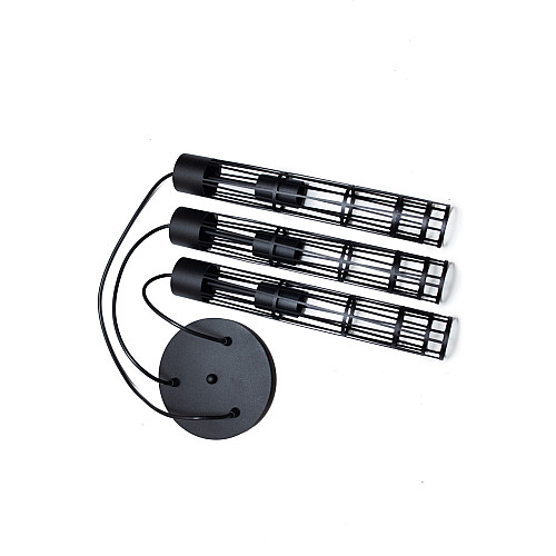 Светильник подвесной MSK Electric Flow в стиле лофт на круглом основании NL 6040-3R BK