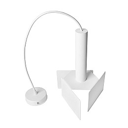 Светильник підвісний MSK Electric Turin в стилі лофт під лампу Е27 NL 2030 WH білий