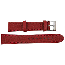 Ремешок для часов из кожи Mykhail Ikhtyar 18 мм Красный (S709-18-1S red)