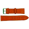Ремешок для часов из кожи Mykhail Ikhtyar 22 мм Оранжевый (S418-22S orange)