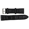 Ремешок для часов из кожи Mykhail Ikhtyar 22 мм Черный (S619-22S black)