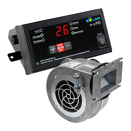 Бортовой компьютер и вентилятор Nowosolar PK 30 PID/NWS 100