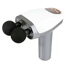 Ручний масажер для м'язів Massage Gun Maxtop MP-921 25W Біло-Сірий