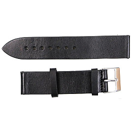 Ремешок для часов из кожи Mykhail Ikhtyar 20 мм Черный (S639-20S black)