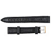 Ремешок для часов из кожи Mykhail Ikhtyar 16 мм Черный (S619-16S black)