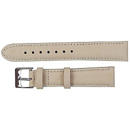 Ремешок для часов из кожи Mykhail Ikhtyar 18 мм Бежевый (S148-18S beige)
