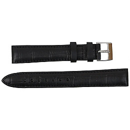 Ремешок для годинників Mykhail Ikhtyar з шкіри 18 мм Чорний (S648-18S Black)