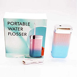 Ірригатор для порожнини рота та зубів RIAS LY-314 USB Рожево-Синій