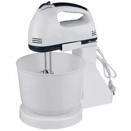 Міксер з чашею 2 л Crownberg CB-7320 300W Білий