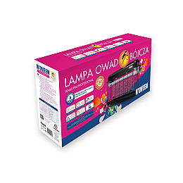 Уничтожитель насекомих Noveen IKN-45 IPX4 професійний 680х135х310 мм Чорний